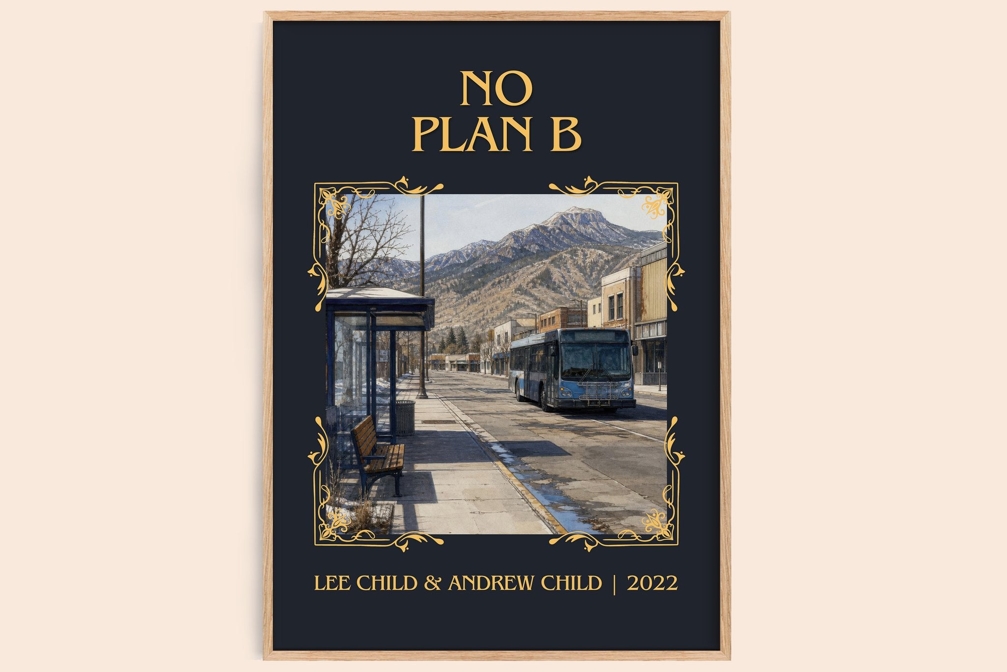 No Plan B Classic Book Art Print by Lee Child & Andrew Child