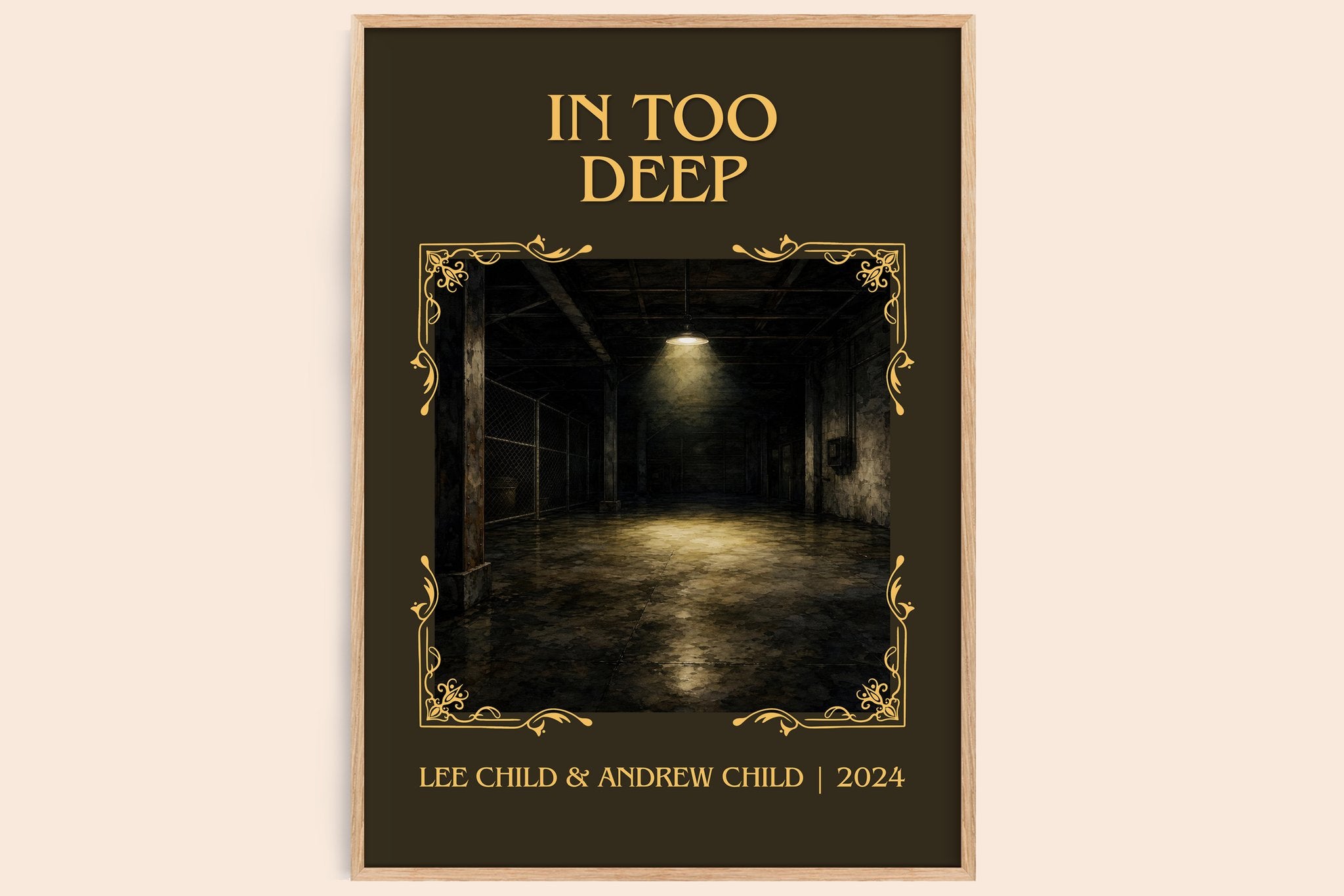 In Too Deep Classic Book Art Print by Lee Child & Andrew Child