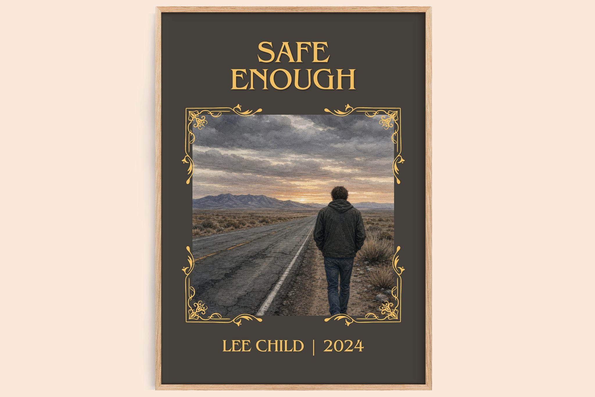 Safe Enough Classic Book Art Print by Lee Child