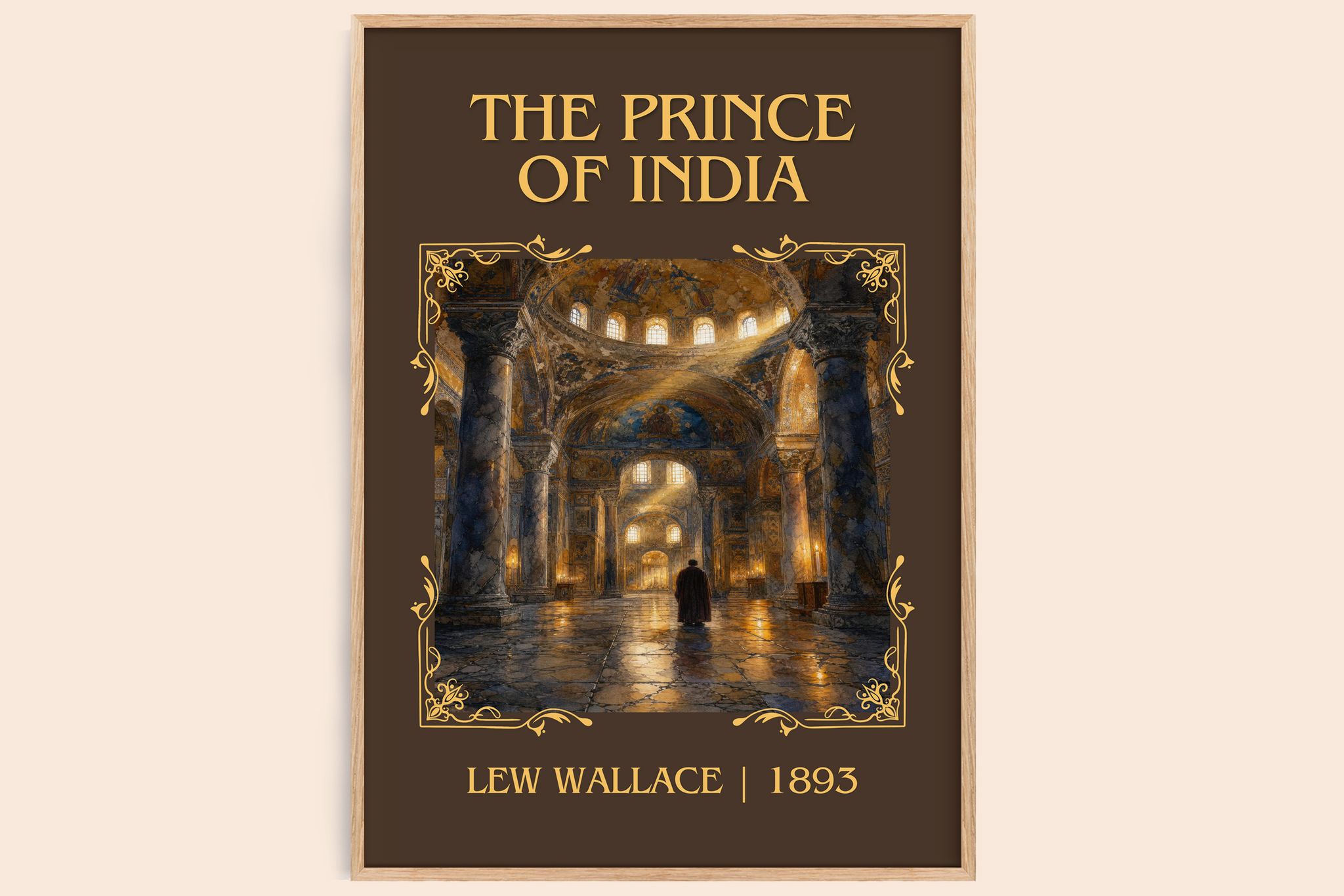 The Prince Of India Classic Book Art Print by Lew Wallace