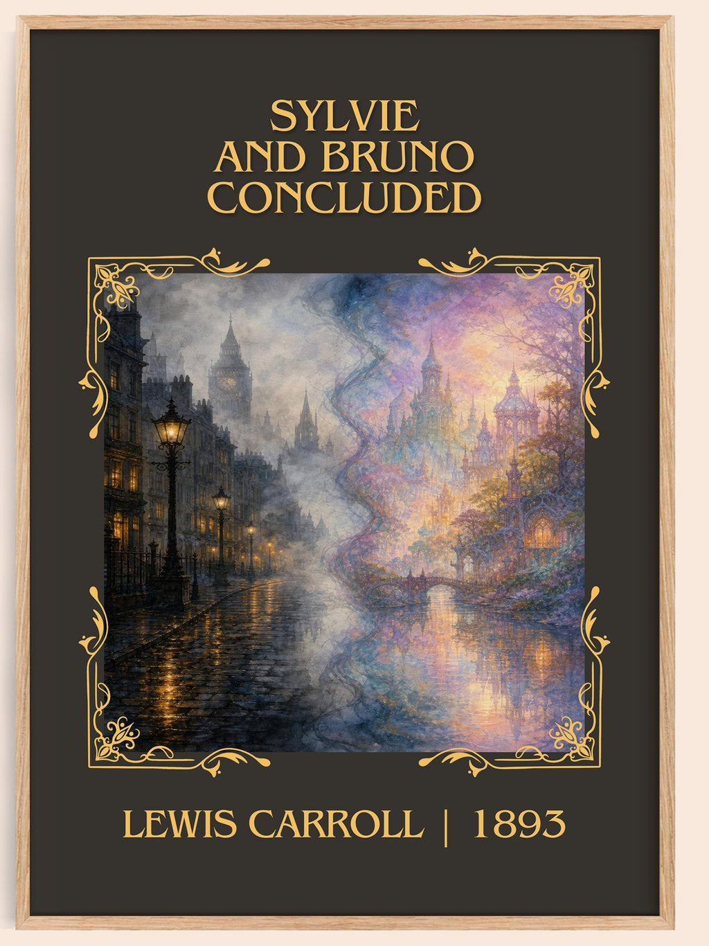 Sylvie And Bruno Concluded Classic Book Art Print by Lewis Carroll – book poster