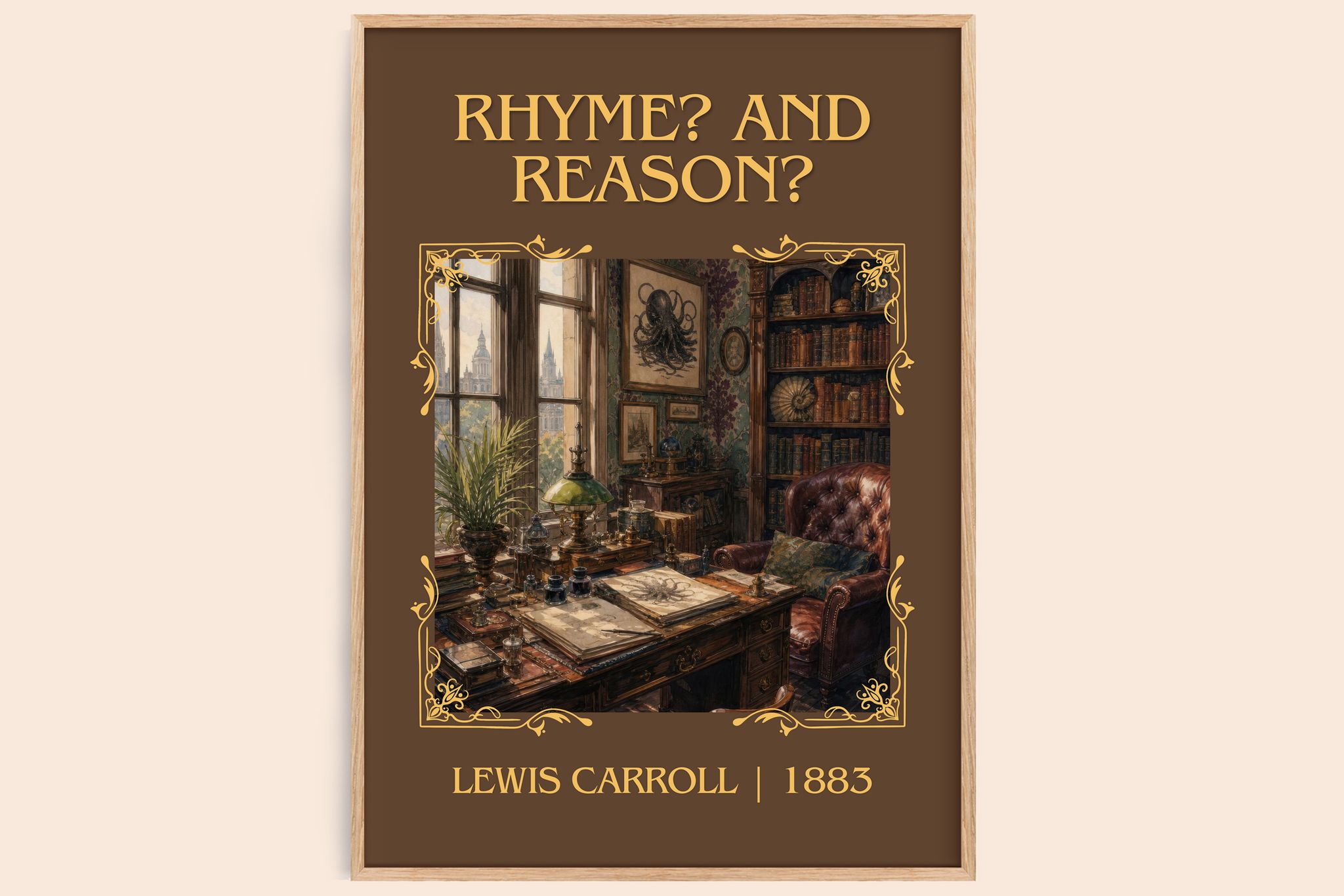 Rhyme? And Reason? Classic Book Art Print by Lewis Carroll