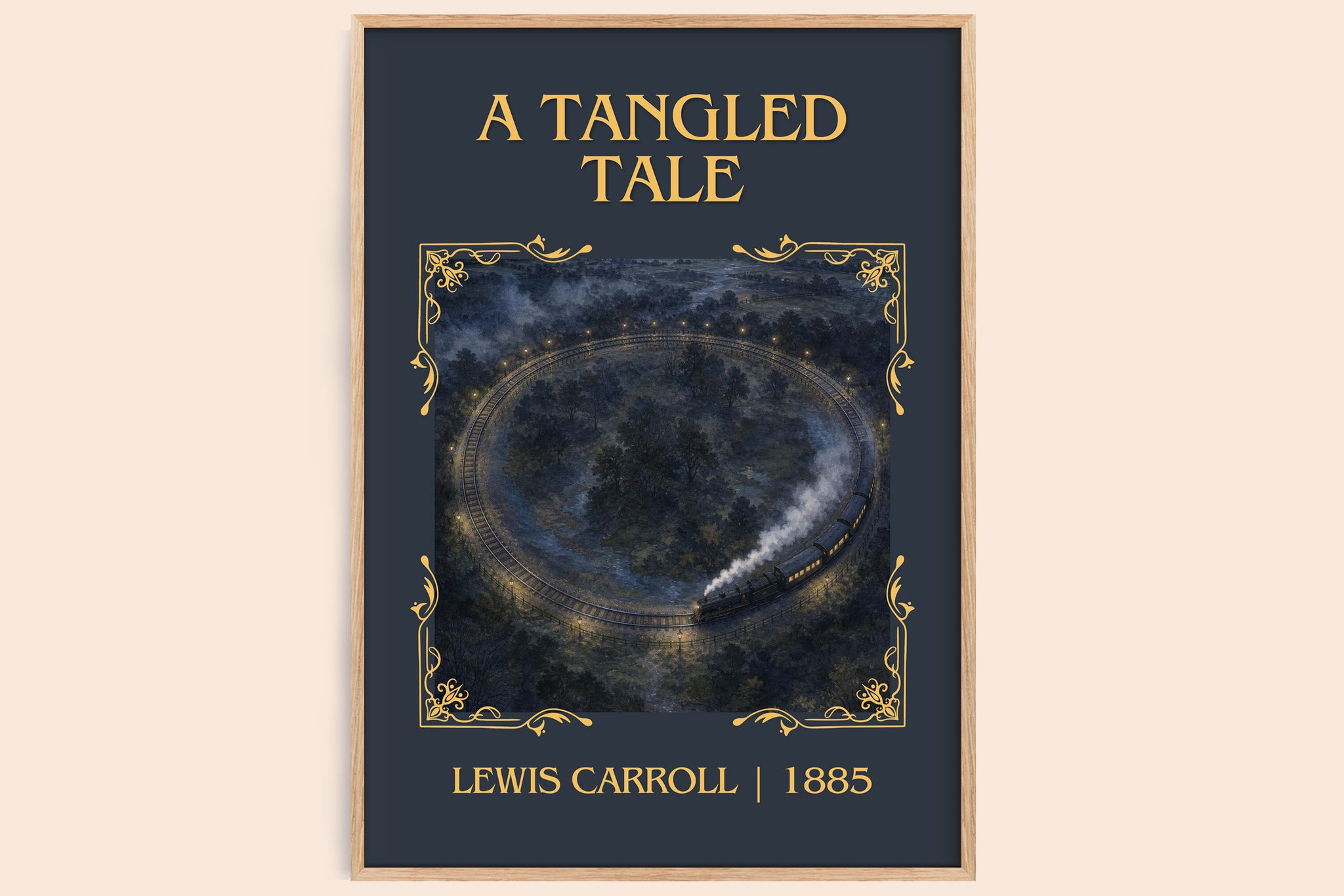 A Tangled Tale Classic Book Art Print by Lewis Carroll