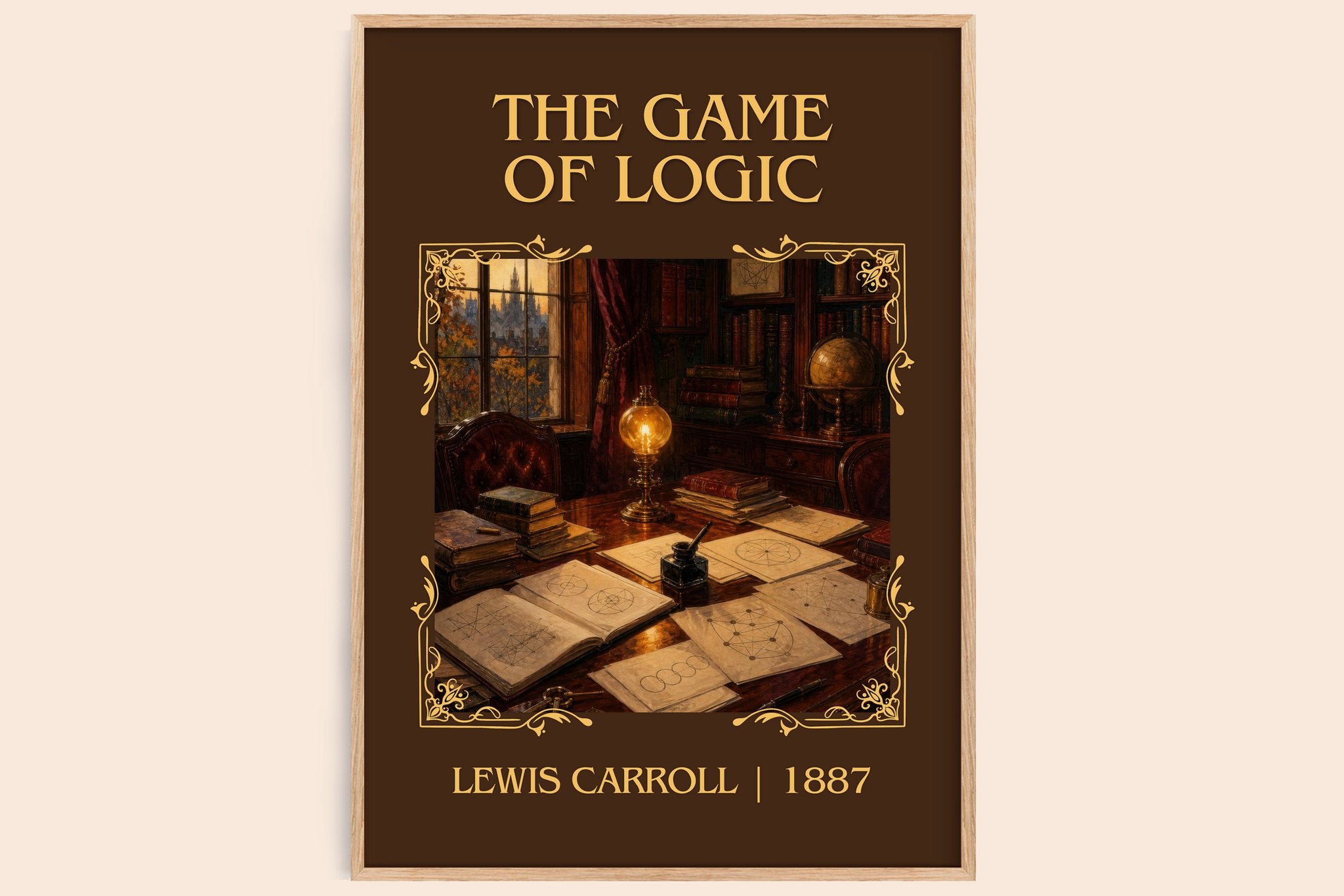 The Game Of Logic Classic Book Art Print by Lewis Carroll
