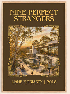 Nine Perfect Strangers Classic Book Art Print by Liane Moriarty – book poster