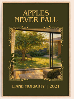 Apples Never Fall Classic Book Art Print by Liane Moriarty – book poster