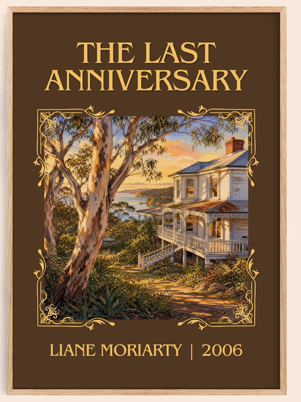 The Last Anniversary Classic Book Art Print by Liane Moriarty – book poster