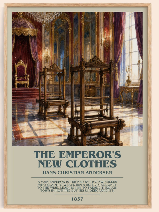 The Emperor'S New Clothes Bookish Wall Art by Hans Christian Andersen