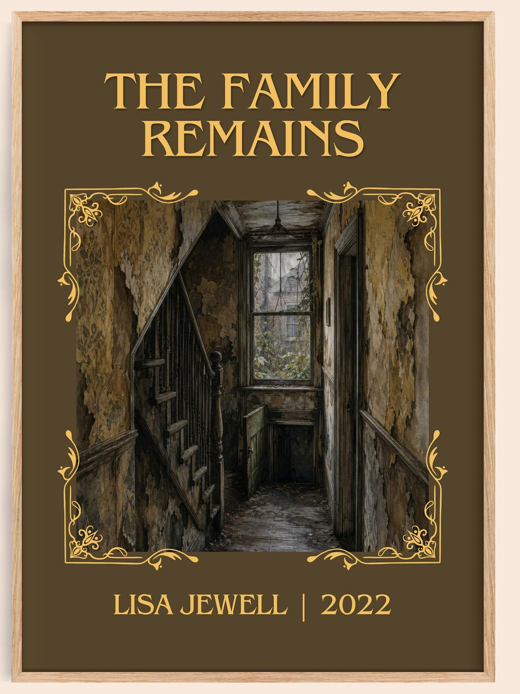 The Family Remains Classic Book Art Print by Lisa Jewell – book poster