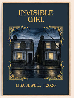 Invisible Girl Classic Book Art Print by Lisa Jewell – book poster