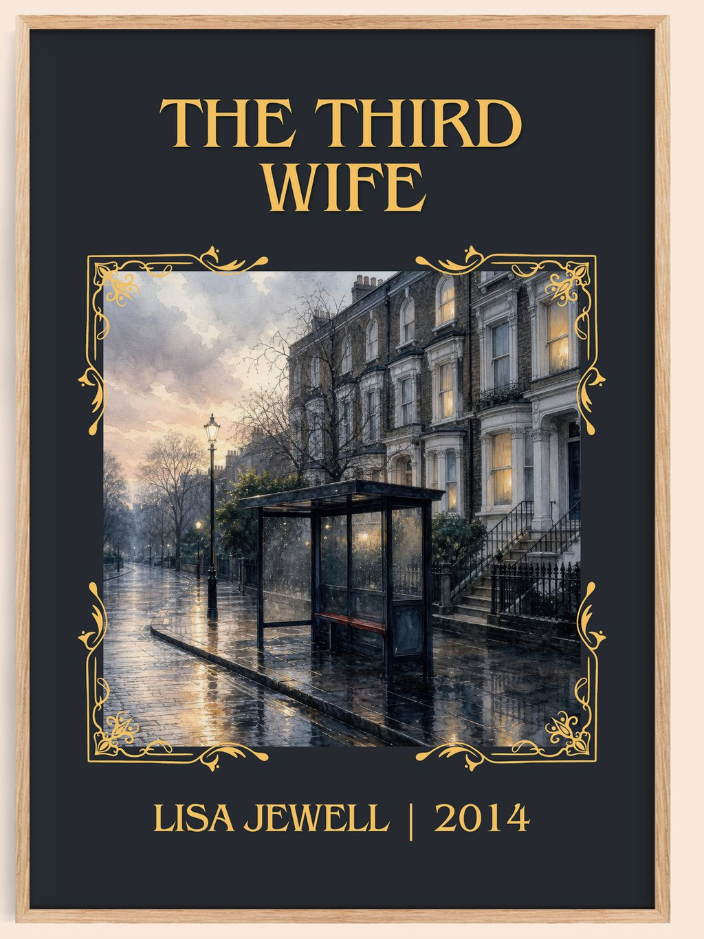 The Third Wife Classic Book Art Print by Lisa Jewell – book poster