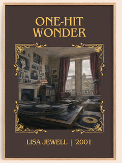 One-Hit Wonder Classic Book Art Print by Lisa Jewell – book poster