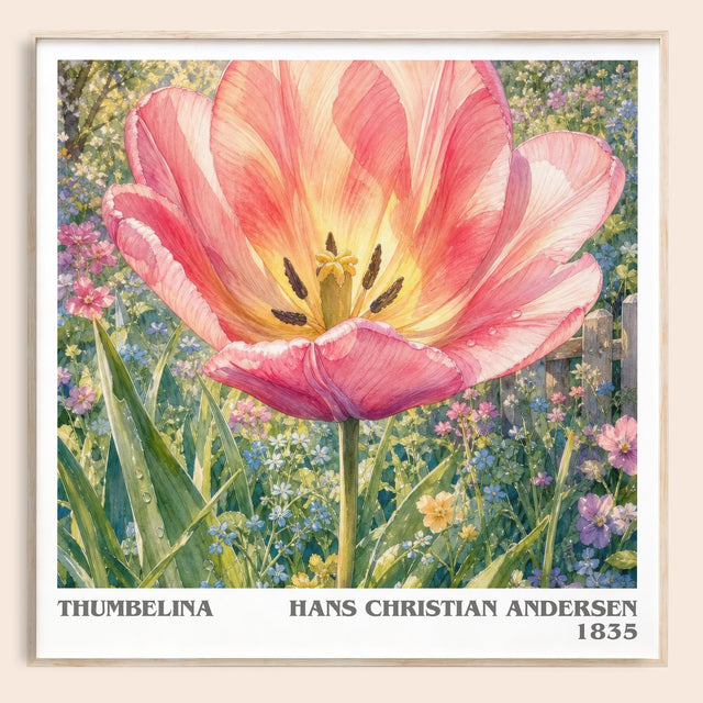 Thumbelina Literary Art Print by Hans Christian Andersen