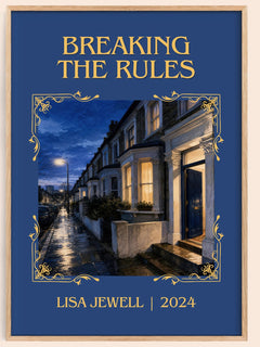 Breaking The Rules Classic Book Art Print by Lisa Jewell – book poster
