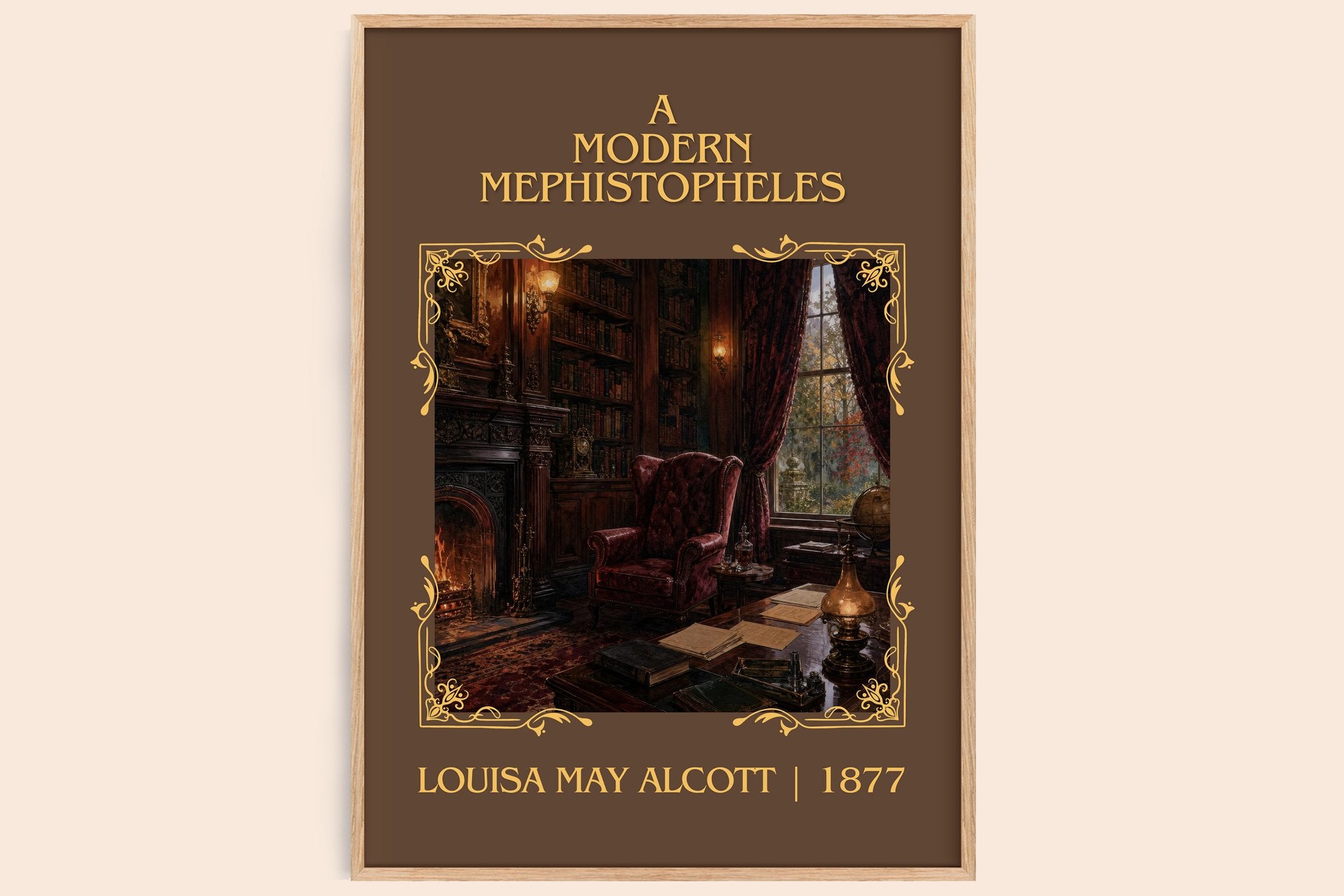 A Modern Mephistopheles Classic Book Art Print by Louisa May Alcott
