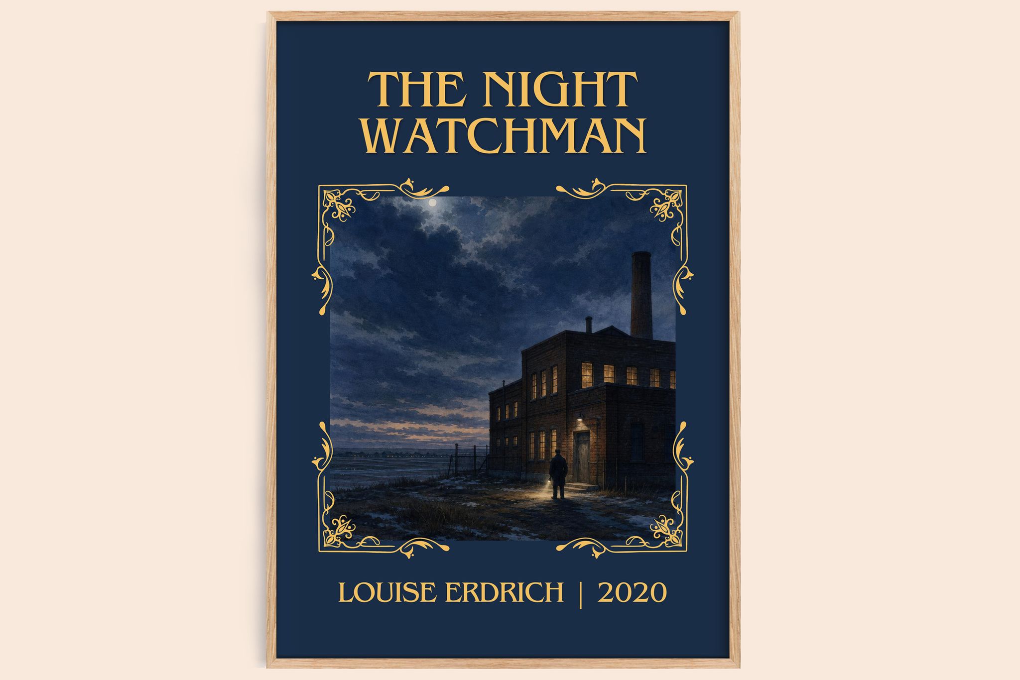 The Night Watchman Classic Book Art Print by Louise Erdrich
