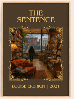 The Sentence Classic Book Art Print by Louise Erdrich – book poster