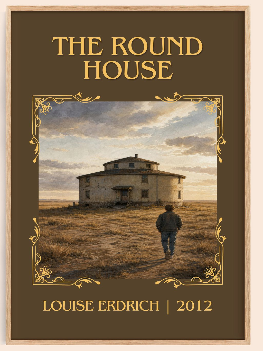 The Round House Classic Book Art Print by Louise Erdrich – book poster