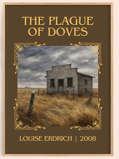 The Plague Of Doves Classic Book Art Print by Louise Erdrich – book poster