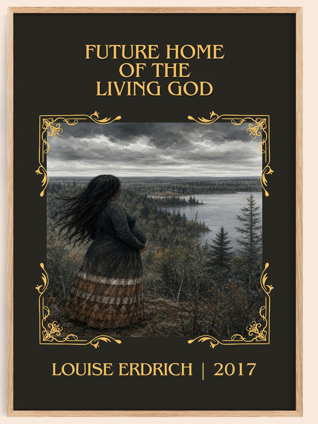 Future Home Of The Living God Classic Book Art Print by Louise Erdrich – book poster