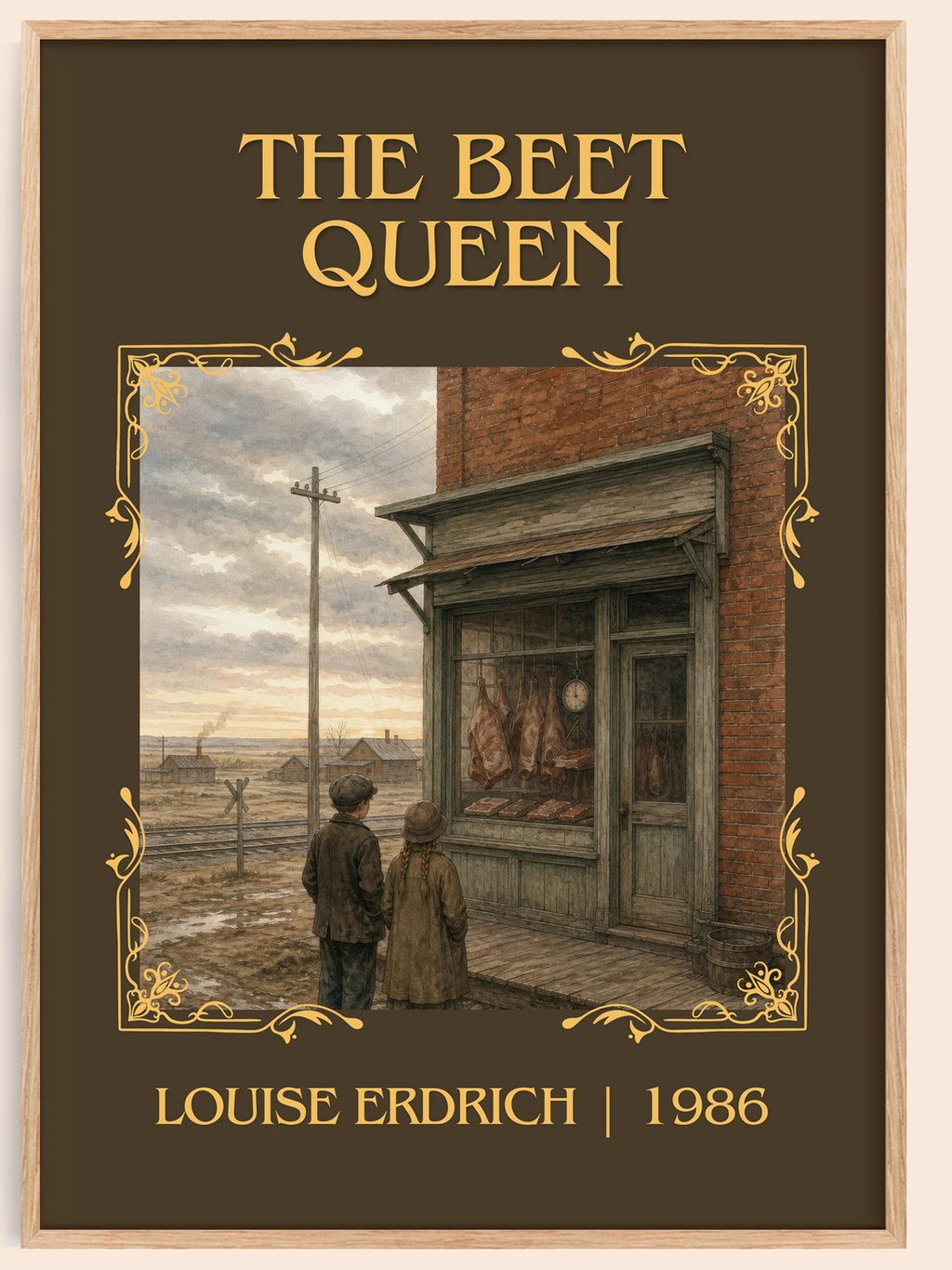 The Beet Queen Classic Book Art Print by Louise Erdrich – book poster