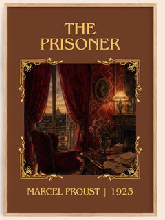 The Prisoner Classic Book Art Print by Marcel Proust – book poster