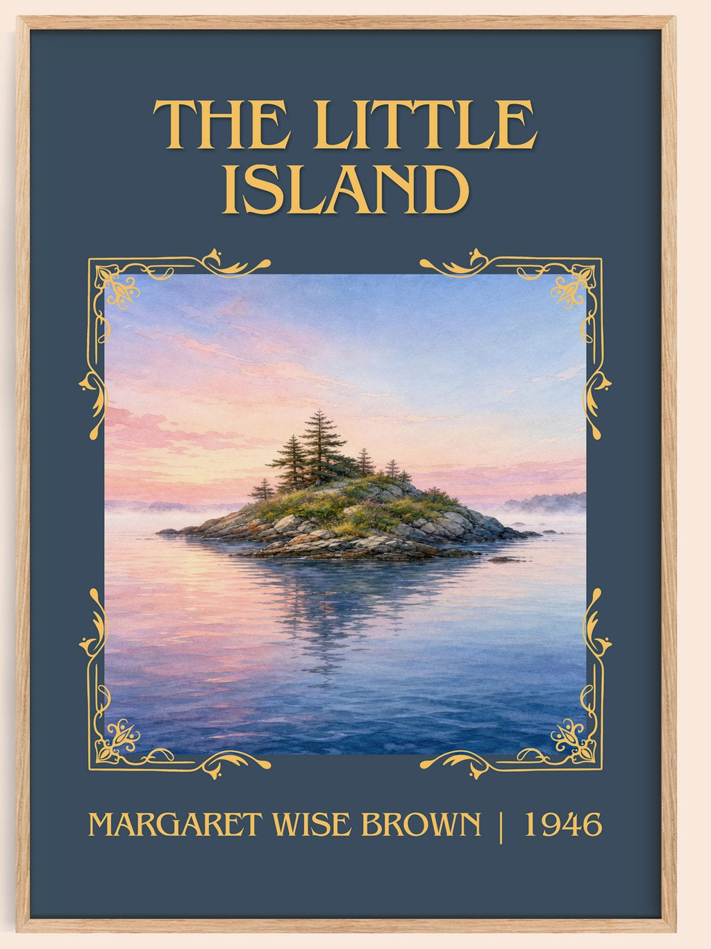 The Little Island Classic Book Art Print by Margaret Wise Brown – book poster