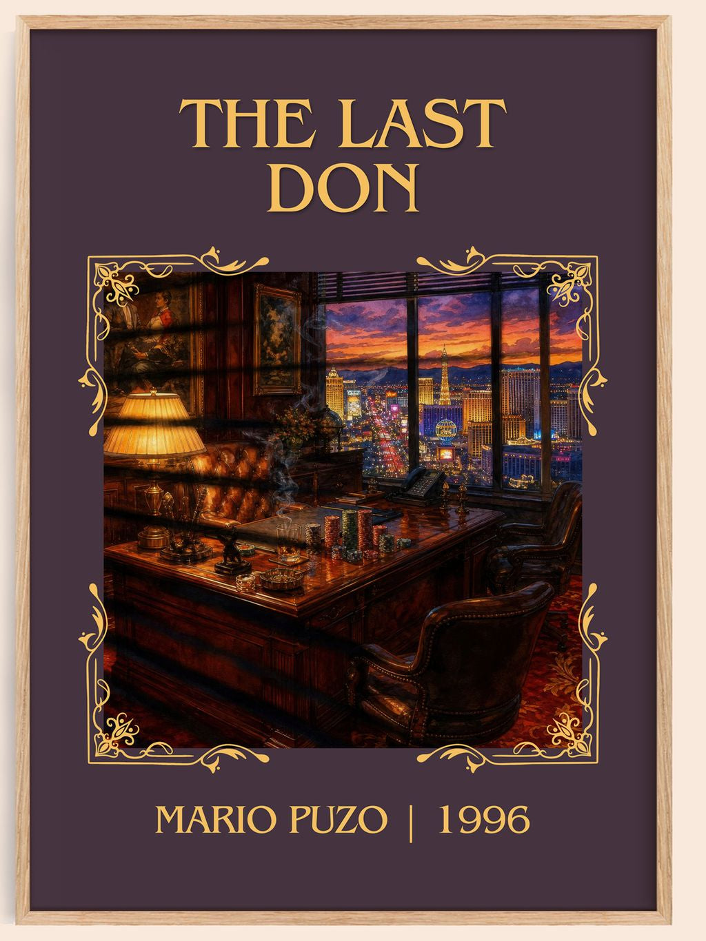 The Last Don Classic Book Art Print by Mario Puzo – book poster