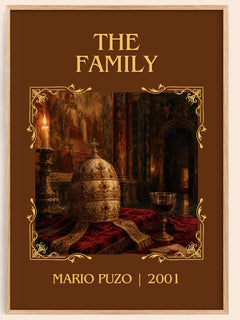 The Family Classic Book Art Print by Mario Puzo – book poster