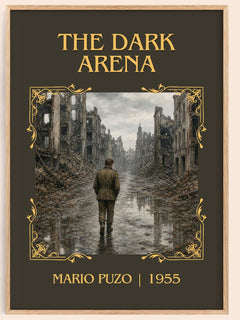 The Dark Arena Classic Book Art Print by Mario Puzo – book poster