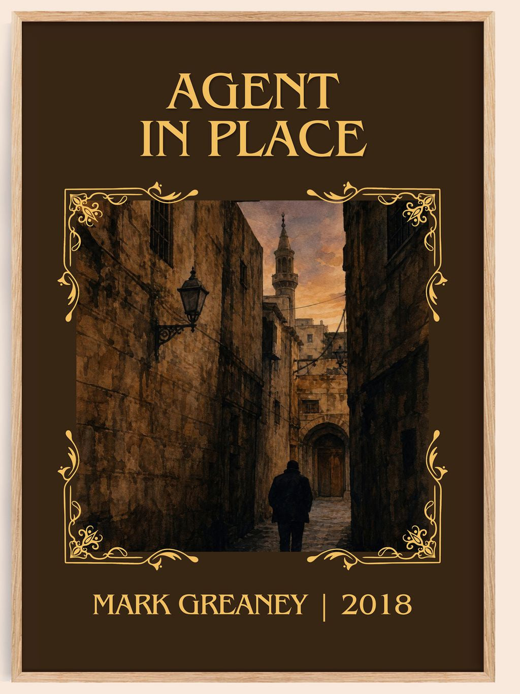 Agent In Place Classic Book Art Print by Mark Greaney – book poster