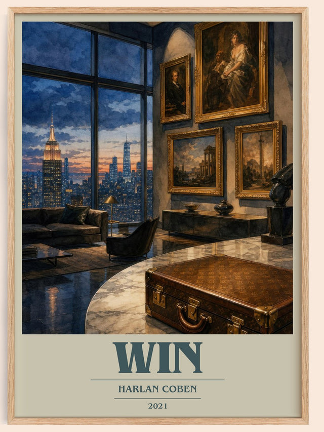 Win Book Cover Poster by Harlan Coben