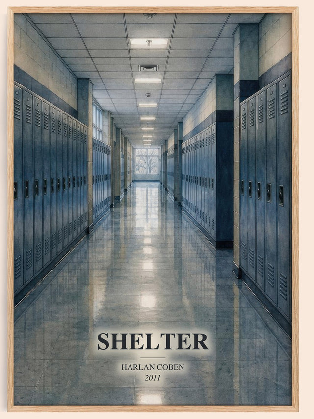 Shelter Book Watercolour Illustration by Harlan Coben