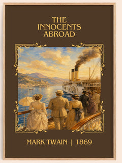 The Innocents Abroad Classic Book Art Print by Mark Twain – book poster