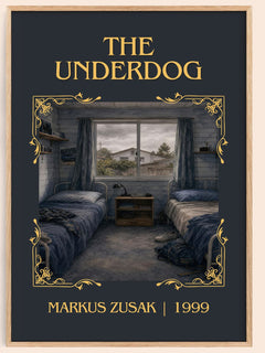 The Underdog Classic Book Art Print by Markus Zusak – book poster