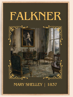 Falkner Classic Book Art Print by Mary Shelley – book poster