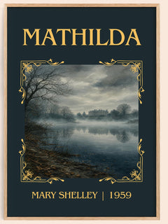 Mathilda Classic Book Art Print by Mary Shelley – book poster
