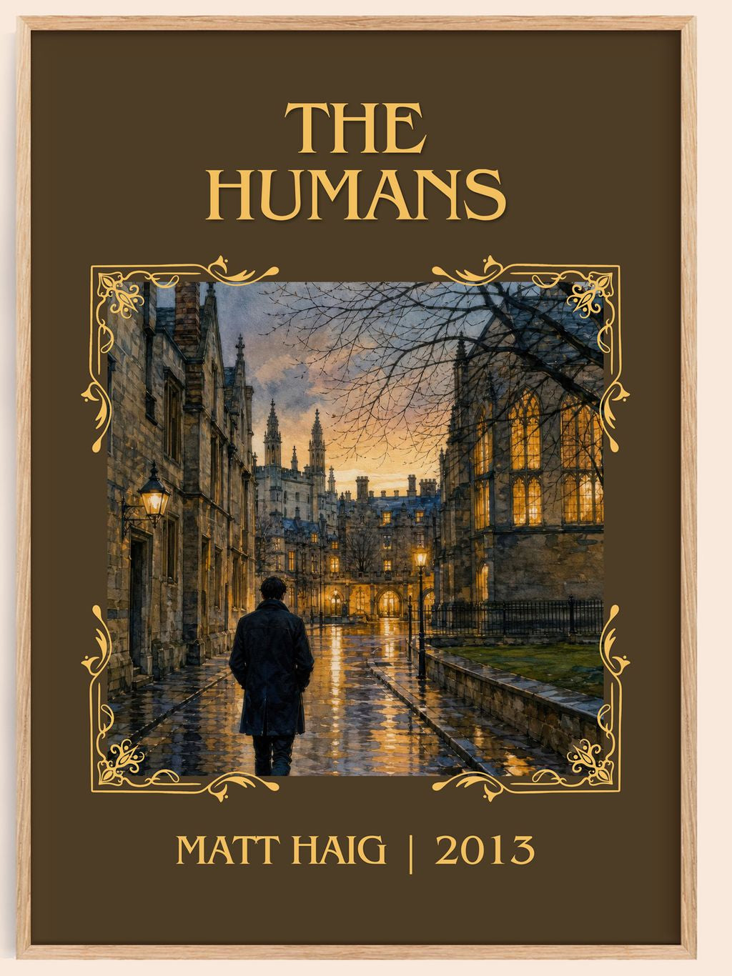 The Humans Classic Book Art Print by Matt Haig – book poster