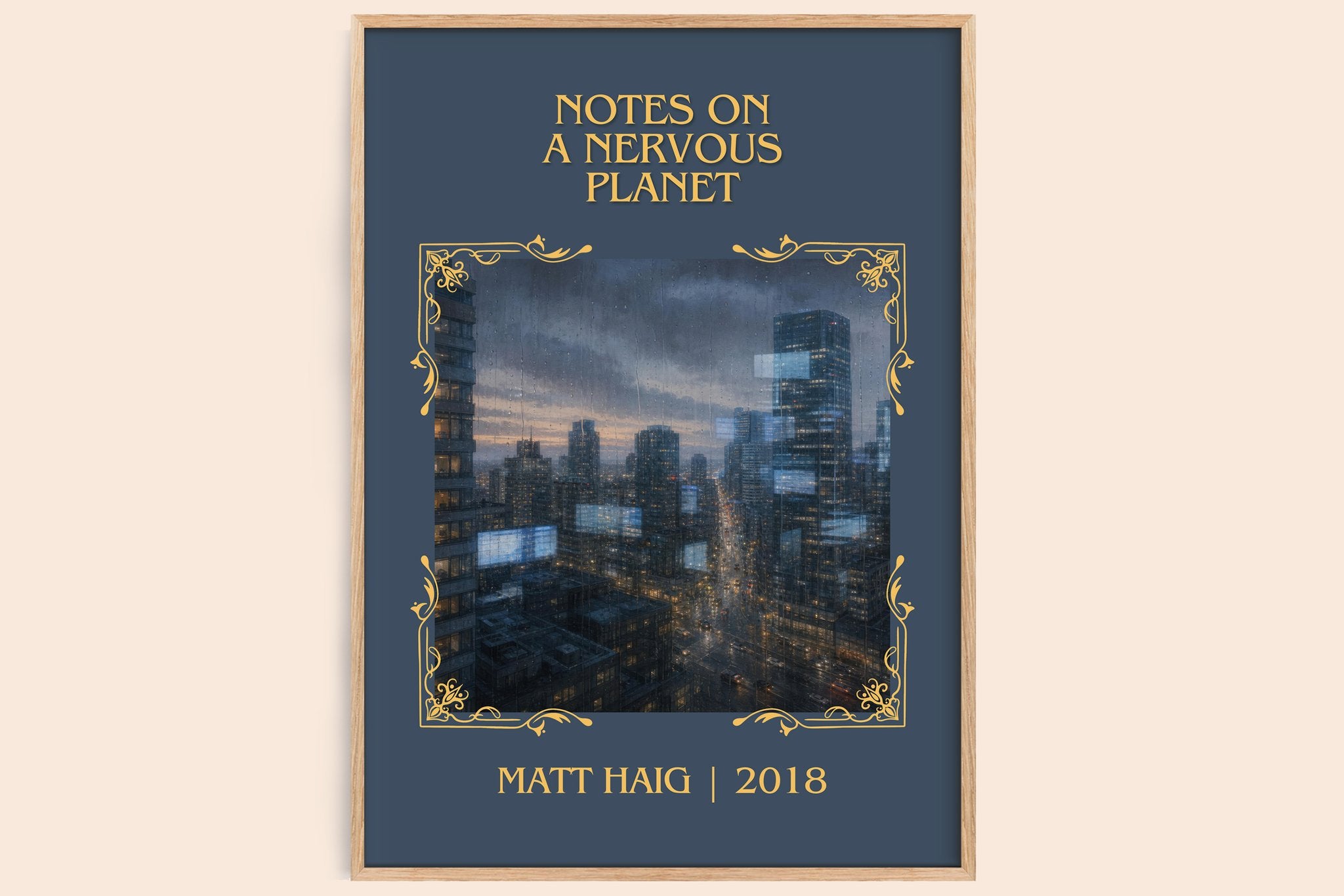 Notes On A Nervous Planet Classic Book Art Print by Matt Haig
