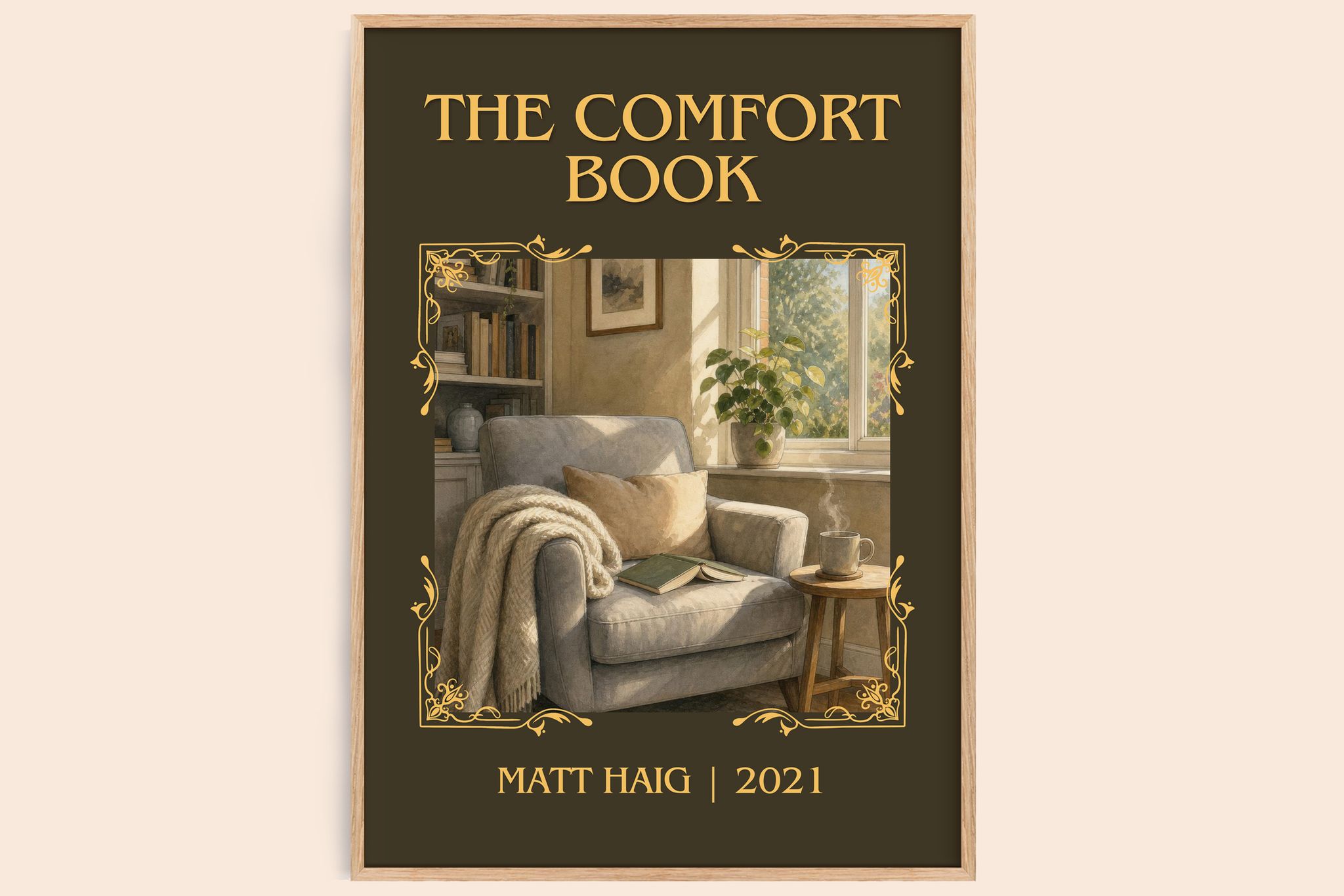 The Comfort Book Classic Book Art Print by Matt Haig