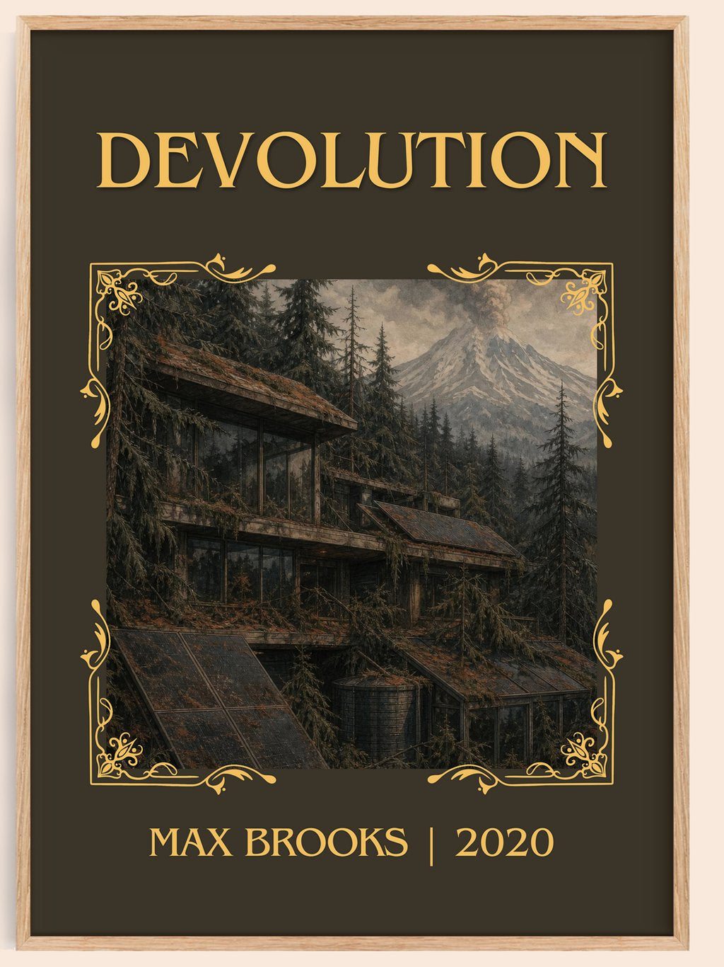 Devolution Classic Book Art Print by Max Brooks – book poster