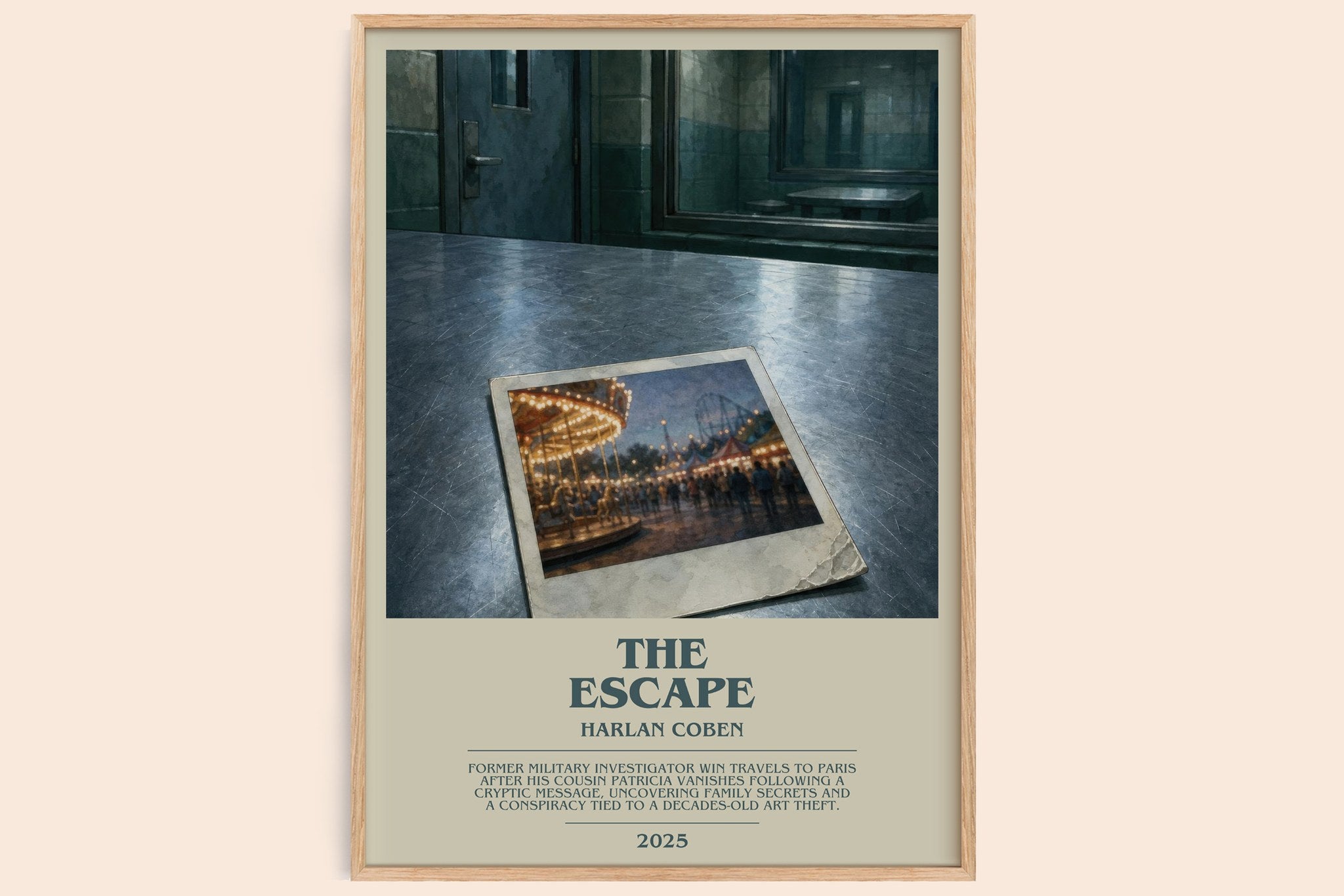 The Escape Bookish Wall Art by Harlan Coben
