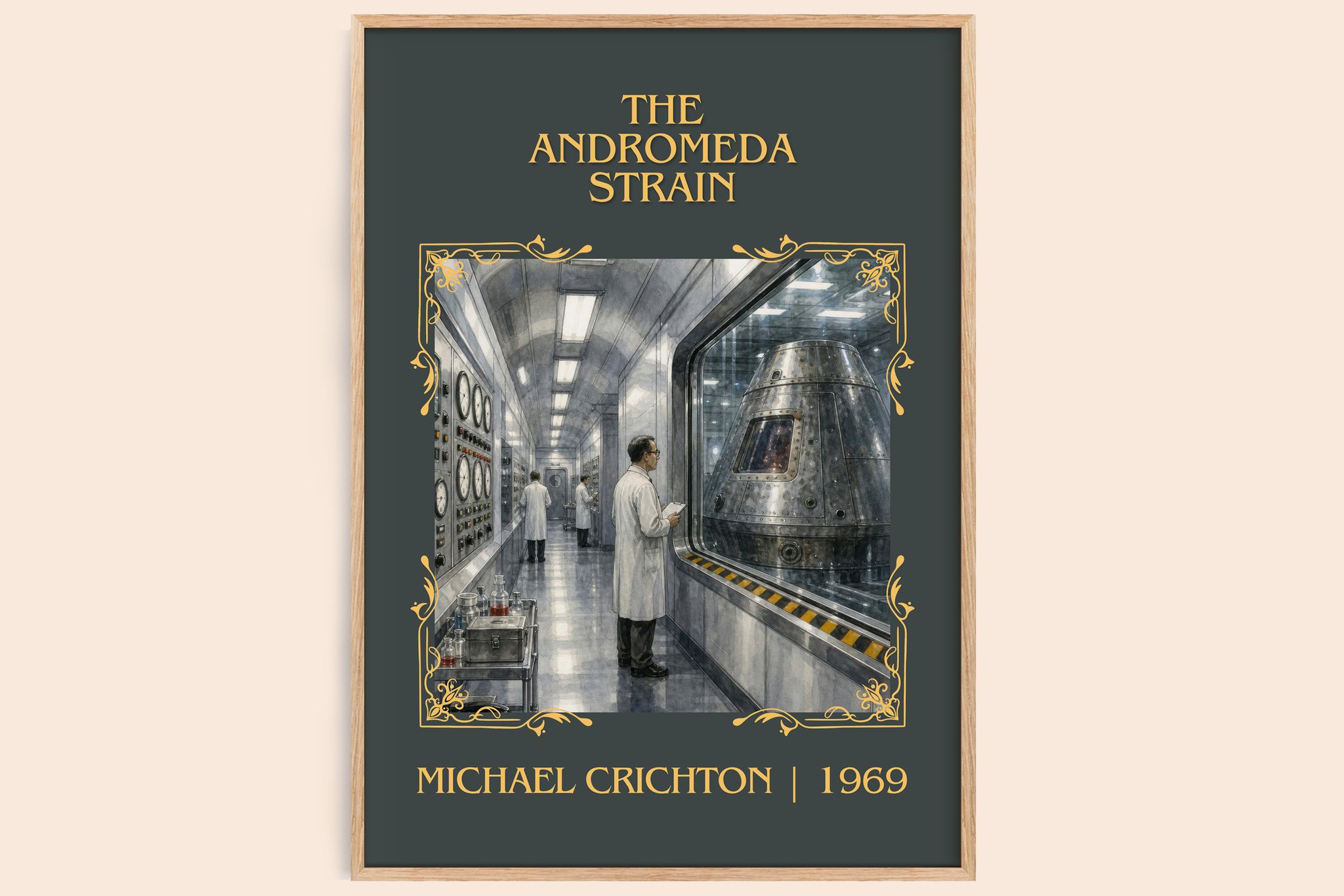 The Andromeda Strain Classic Book Art Print by Michael Crichton