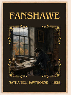 Fanshawe Classic Book Art Print by Nathaniel Hawthorne – book poster