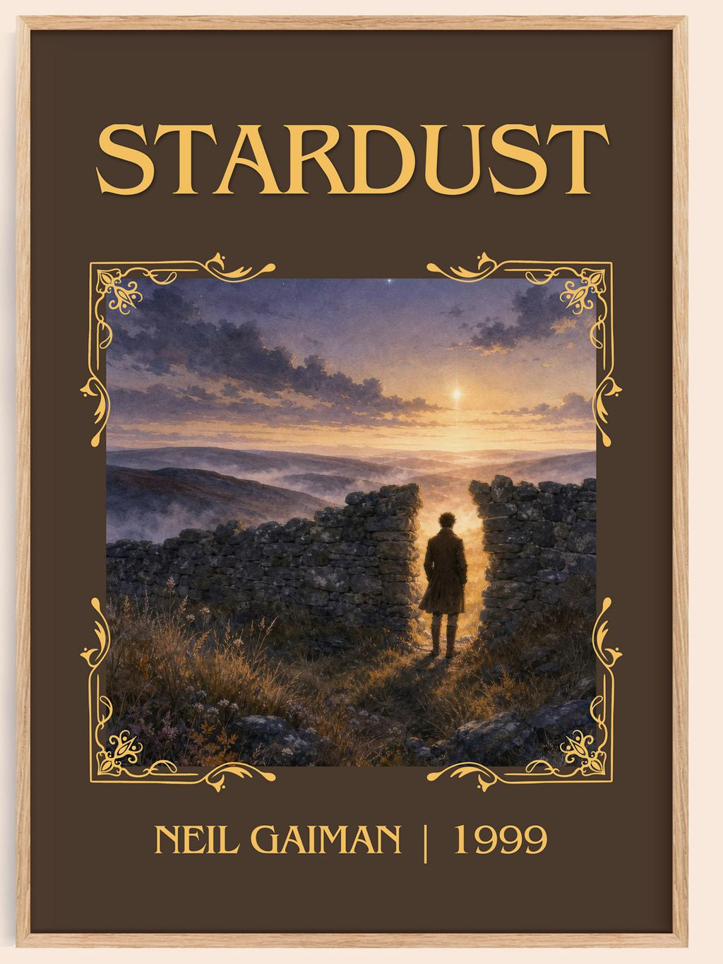 Stardust Classic Book Art Print by Neil Gaiman – book poster