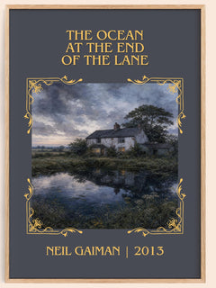 The Ocean At The End Of The Lane Classic Book Art Print by Neil Gaiman – book poster