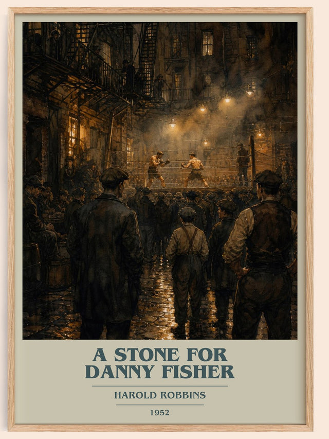 A Stone For Danny Fisher Book Cover Poster by Harold Robbins