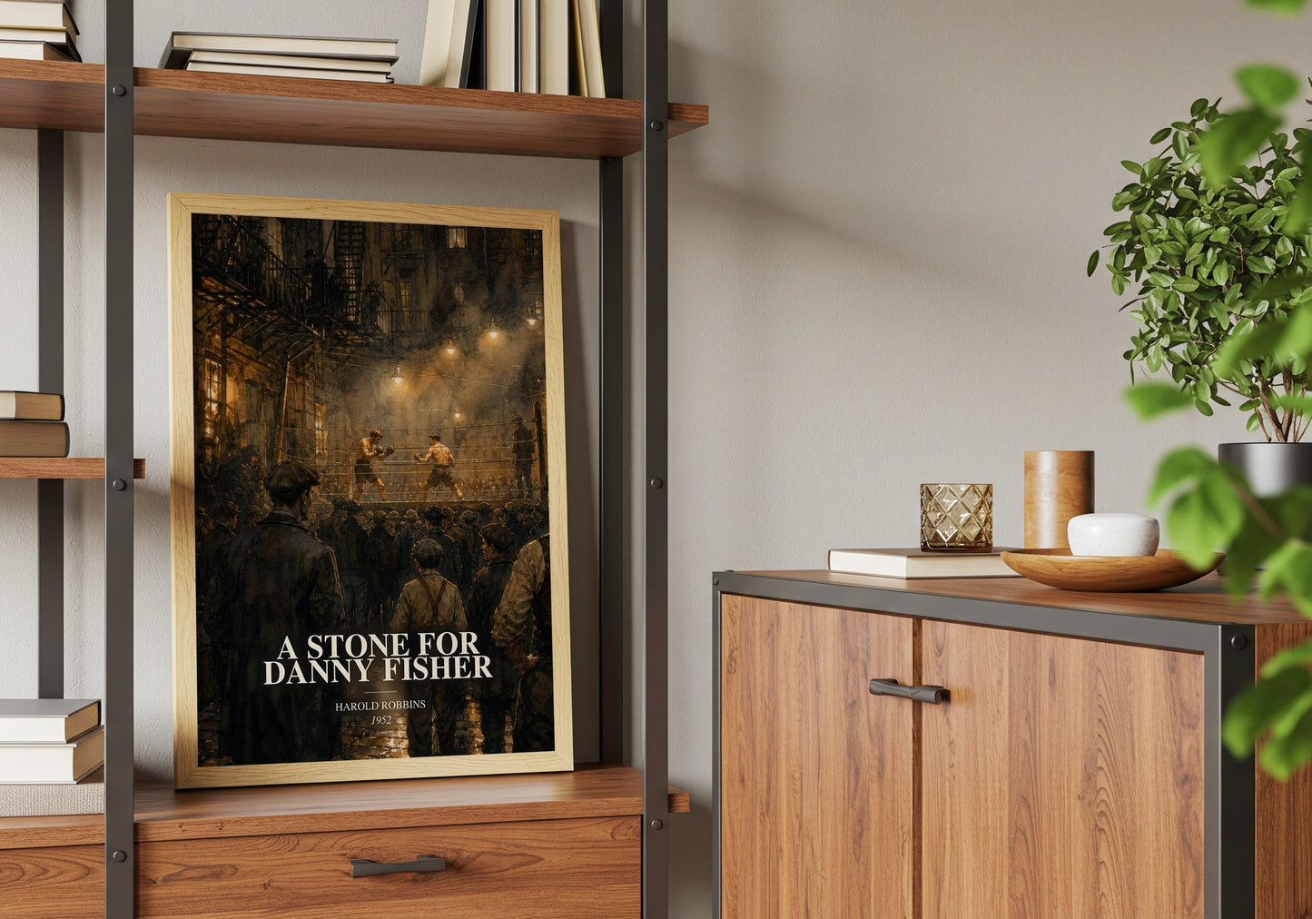 A Stone For Danny Fisher book watercolour illustration paper finish options – matte satin gloss