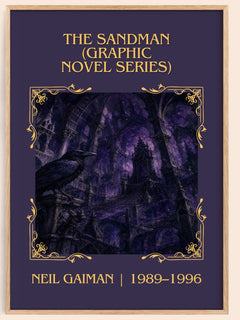 Sandman (Graphic Novel Series) Classic Book Art Print by Neil Gaiman – book poster