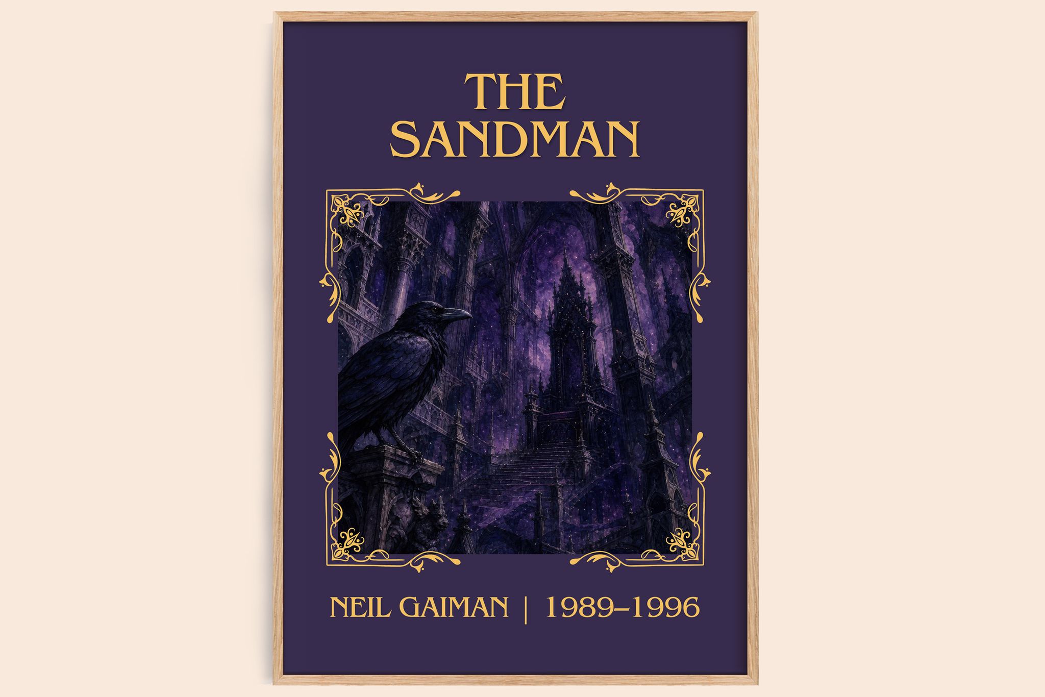 Sandman Classic Book Art Print by Neil Gaiman